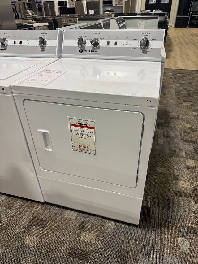 Speed Queen® DC5 7 Cu. Ft. White Electric Dryer-0
