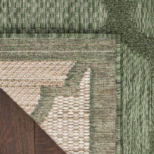 Nourison Home™ Easy Care Green 5'x7' Area Rug-1