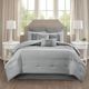 Olliix by 510 Design Grey Ramsey 8 Piece Queen Reversible Comforter Set-0