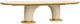 Michael Amini® Scotts Square Light Champagne Oval Dining Table-0