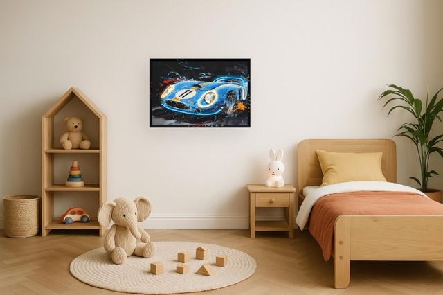 Classy Living Luminous Neon Racer Wall Art-1