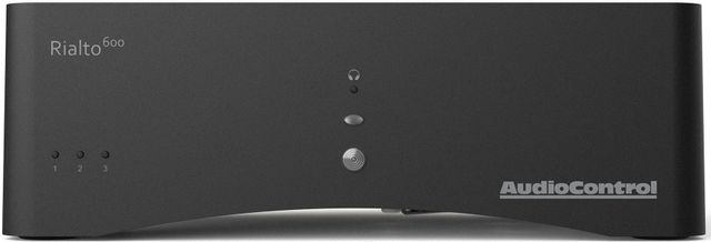 AudioControl® Rialto 600™ 2.1 Channel Satin Black High Power Amplifier with DAC
