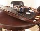 Steve Silver Co. Tournament 5-Piece Black/Medium Cherry Game Table Set-4