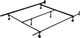 Beaudoin Deluxe Metal Bed Frame with Casters for Twin-Full-Queen Bed-0