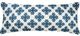 Laura Park Designs Brushstrokes Navy Long Lumbar Pillow-0
