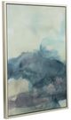 A & B Home Blue/Purple/White Aegean Framed Acrylic Wall Art Print-0