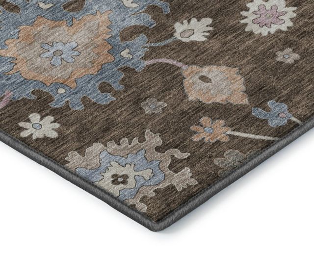 Dalyn™ Rug Company Hatay HY4 Chocolate 5'x8' Area Rug-1
