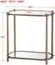 Forty West Meghan Bronze Accent Table-2