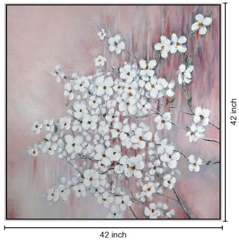 Classy Living Blushing Spring Blossom Fanfare Wall Art-2