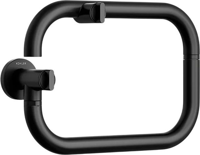 KOHLER® Components® Matte Black Wall-Mount Pot Filler-0
