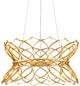 Currey & Company Clelia Contemporary Gold Leaf Chandelier-0