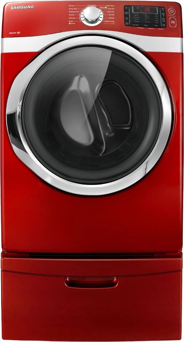 Samsung 7.5 Cu. Ft. Tango Red Electric Dryer-1