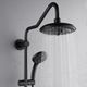 Forno Acqua AcquaSPA Matte Black 8" Retrofit Shower System-2