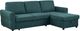 Coaster® Samantha 2-Piece Teal Right-Arm Facing Sleeper Sectional-0