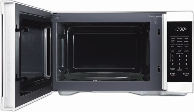 Sharp® Carousel® 1.1 Cu. Ft. White Countertop Microwave-2