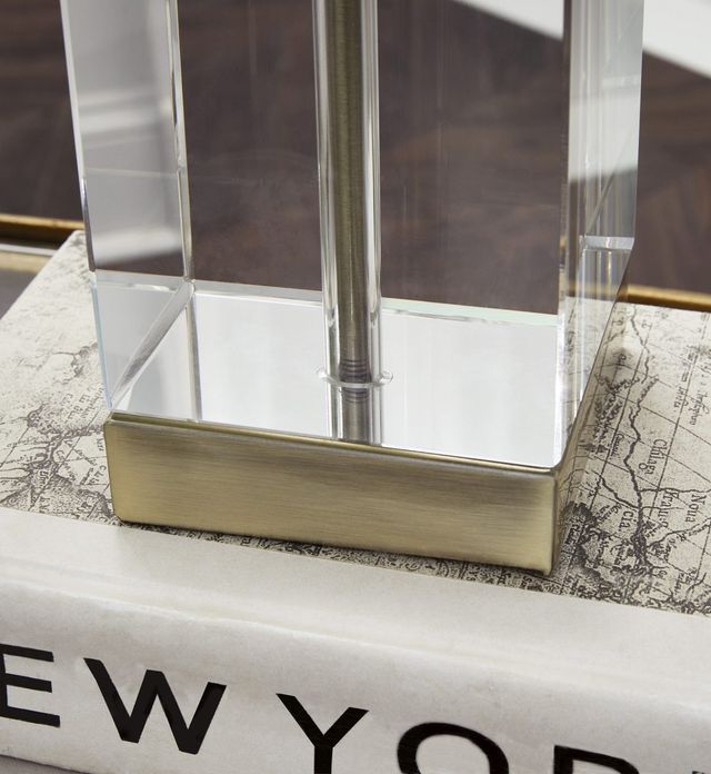 Signature Design by Ashley® Teelsen Gold/White Crystal Table Lamp-1