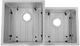 ZLine Jackson Satin Stainless Steel 32" Undermount Double Bowl Kitchen Sink with Bottom Grid-2