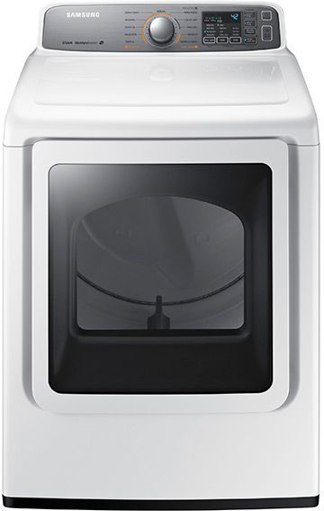 Samsung Front Load Gas Dryer-Neat White-0