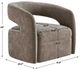 Uttermost® Breis Taupe Velvet Swivel Barrel Chair-3