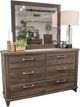 Signature Design by Ashley® Brazen Valley Dark Brown Dresser and Mirror-0