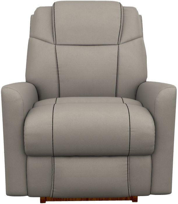 La-Z-Boy® Sparrow Dove Gray Power Rocking Recliner with Headrest-1