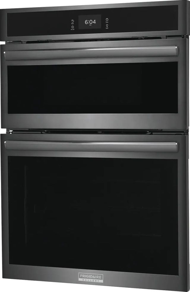 Frigidaire Gallery® 30" Smudge-Proof® Black Stainless Steel Oven/Microwave Combo Electric Wall Oven-2
