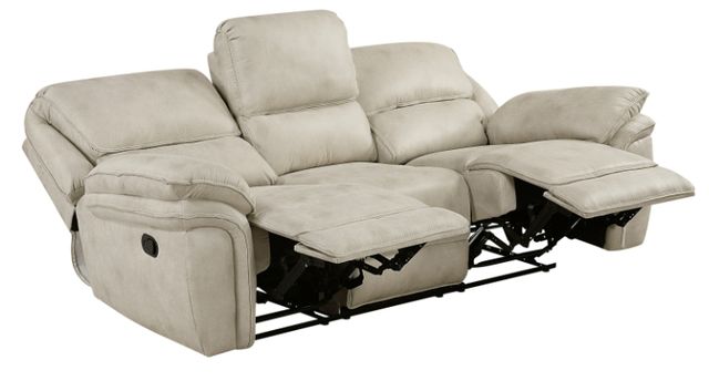 Homelegance® Proctor Sand Manual Double Reclining Sofa-4