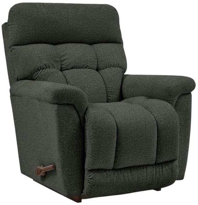 La-Z-Boy® Fulton Charcoal Manual Rocking Recliner-0