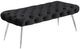 Coaster® Ella Black Upholstered Bench-0