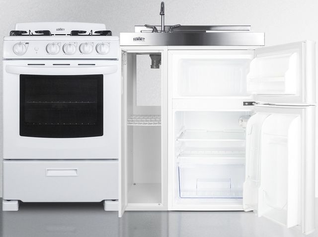 Summit® 54" White All-In-One Kitchenette-5