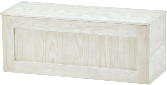 Crate Designs™ Furniture Cloud Wood Lacquer Top Storage Bench-0