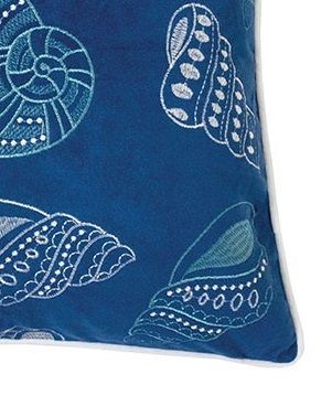 Furniture of America® Kimmy Blue Accent Pillow-1