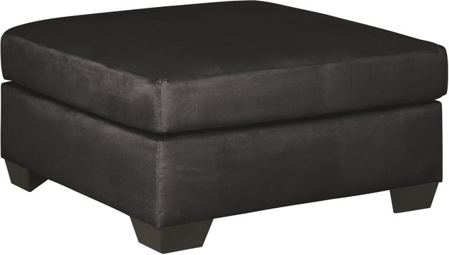 Signature Design by Ashley® Darcy Black Oversized Accent Ottoman-0