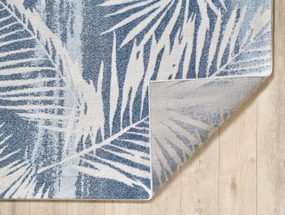 KAS Rugs Stella Blue Palms 5'x8' Area Rug-2