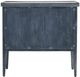 Currey & Company Santos Vintage Navy/Brushed Brass/Clear Chest-2