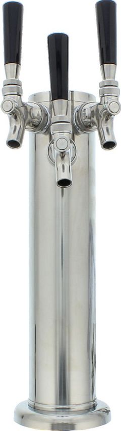 Zephyr Presrv™ Stainless Steel Kegerator Triple Tap Kit
