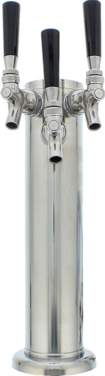 Zephyr Presrv™ Stainless Steel Kegerator Triple Tap Kit-0