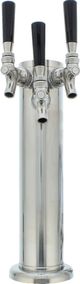 Zephyr Presrv™ Stainless Steel Kegerator Triple Tap Kit-0
