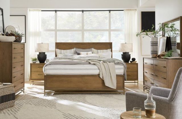 Magnussen Home® Lindon Belgian Wheat King Panel Headboard-1
