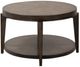 Liberty Furniture Penton Espresso Stone Oval Cocktail Table-2