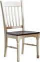 A-America® British Isles Chalk/Cocoa Bean Slatback Dining Side Chair-0