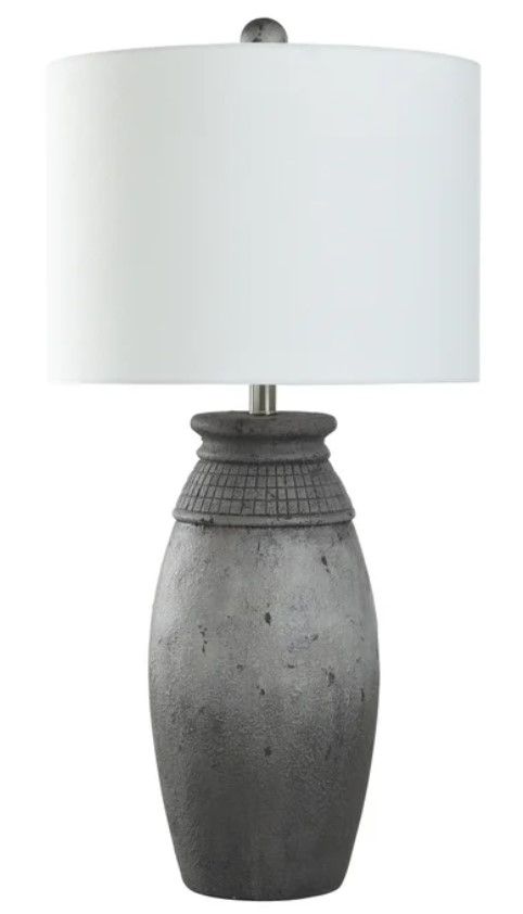 StyleCraft Natural Gray Table Lamp-0