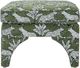 TOV Furniture Raji Olive Green Leopard Ottoman-3
