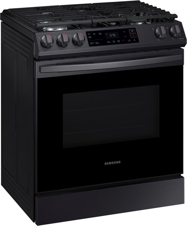 Samsung 4 Piece Fingerprint Resistant Black Stainless Steel Kitchen Package-1