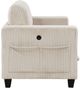 Homelegance® Walterboro Beige Loveseat with Storage, Storage Pouches and Charging Ports-3