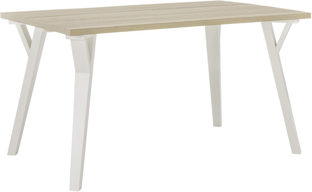 Grannen Dining Table - White/Natural - (D407-25) Grannen Dining Table - White/Natural - (D407-25)