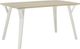 Signature Design by Ashley® Grannen Natural Rectangular Dining Table with White Base-0