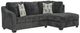 Signature Design by Ashley® Biddeford 2-Piece Shadow Right-Arm Facing Sectional and Chaise-3