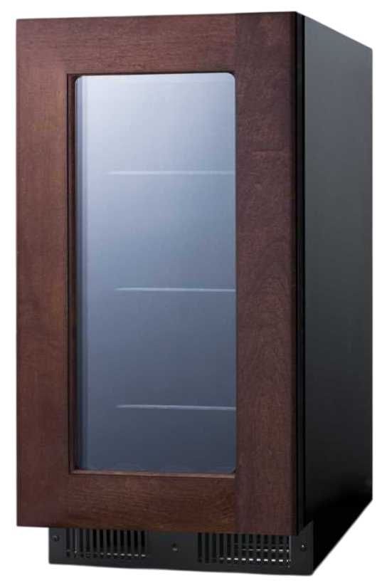 Summit® 18" Classic Collection 2.9 Cu. Ft. Panel Ready Built-In Beverage Center-1