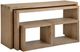 aspenhome® Lyndon Light Cashmere Nesting Sofa Table with Stools-0